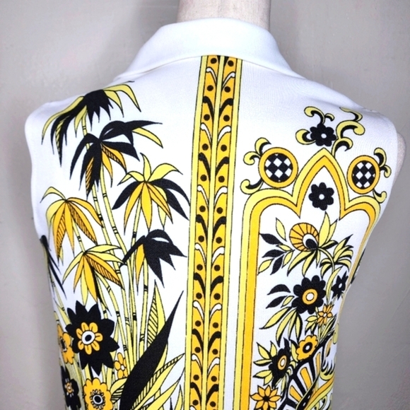 Vintage Couture 60's Mod Groovy Flower Power Shift Dress/Tunic - Picture 7 of 8